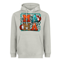 Moon Dust Bowling mama leopard frame Mother's Day Heavyweight Hoodie - LillyAllenDesigns