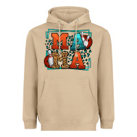 Mushroom Bowling mama leopard frame Mother's Day Heavyweight Hoodie - LillyAllenDesigns