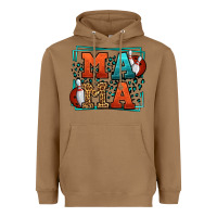 Toasted Coconut Bowling mama leopard frame Mother's Day Heavyweight Hoodie - LillyAllenDesigns