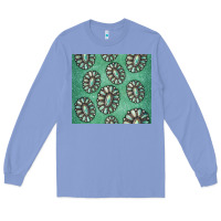 Colony Blue turquoise gemstone glitter Long Sleeve Tee - Jasminsmagicworld