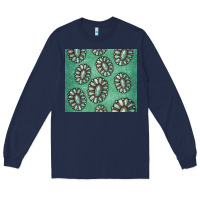 Navy turquoise gemstone glitter Long Sleeve Tee - Jasminsmagicworld