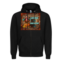 Black gobble me swallow me tumbler Zipper Hoodie - BundleAndBundleShop