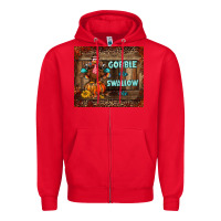 Red gobble me swallow me tumbler Zipper Hoodie - BundleAndBundleShop