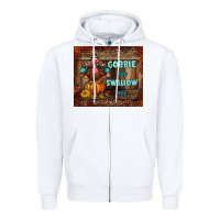 White gobble me swallow me tumbler Zipper Hoodie - BundleAndBundleShop