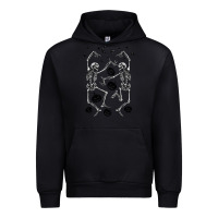 Black halloween dancing skeletons Urban Hoodie - BarkalooDesign