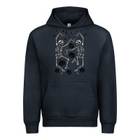 Navy halloween dancing skeletons Urban Hoodie - BarkalooDesign