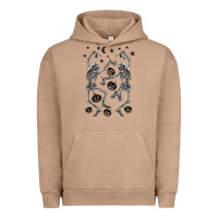 Pigment Burro halloween dancing skeletons Urban Hoodie - BarkalooDesign