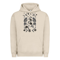 Pigment French Oak halloween dancing skeletons Urban Hoodie - BarkalooDesign