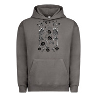 Pigment Tornado halloween dancing skeletons Urban Hoodie - BarkalooDesign