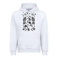 White halloween dancing skeletons Urban Hoodie - BarkalooDesign