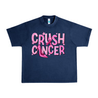 Navy crush cancer Urban Heavy Tee - NancyCooperArtShop