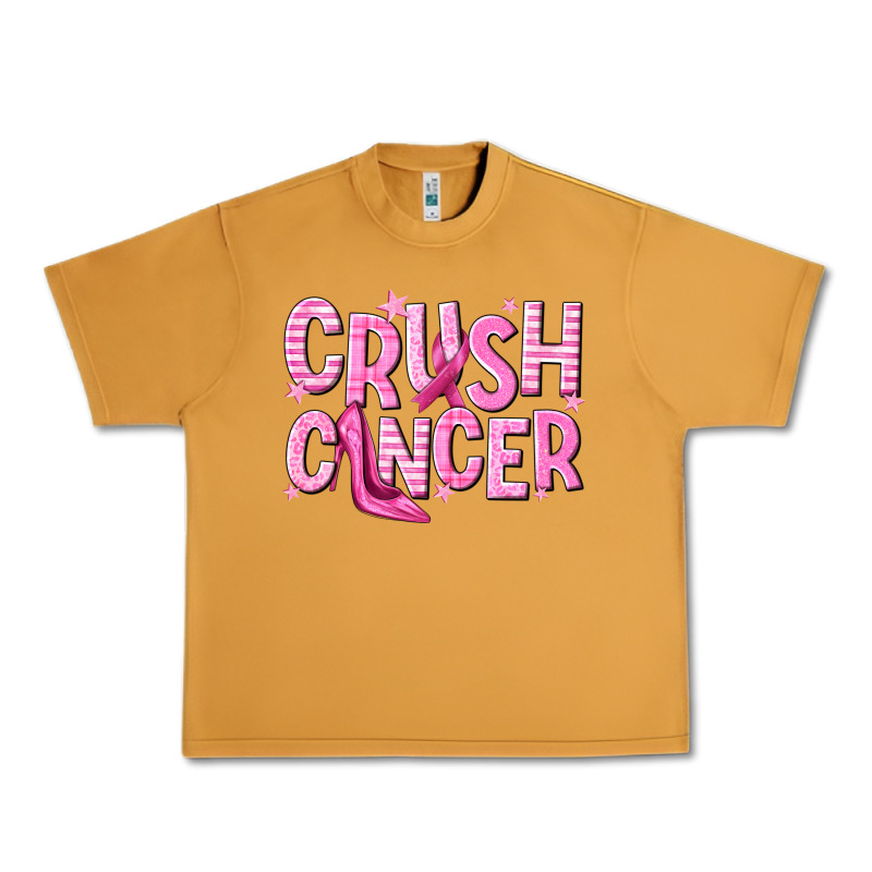 Crush Cancer Urban Heavy Tee by NancyCooperArtShop | Teevron