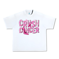 White crush cancer Urban Heavy Tee - NancyCooperArtShop