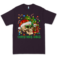 Plum Christmas Vibes Premium Tee - BundleAndBundleShop