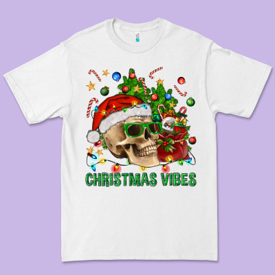Christmas Vibes Premium Tee Designed By Bundleandbundleshop