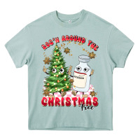 Arona racn around the christmas tree Heavy Core Tee - MaliasSmallBusiness