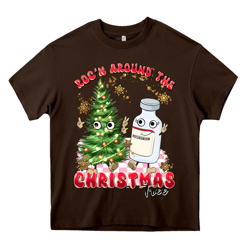 Racn Around The Christmas Tree Heavy Core Tee by MaliasSmallBusiness | Teevron