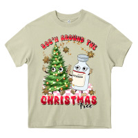 Mossy racn around the christmas tree Heavy Core Tee - MaliasSmallBusiness