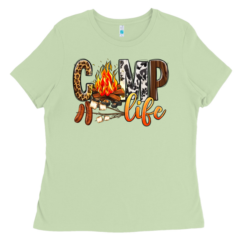 Camp Life Ladies Tee by BundleAndBundleShop | Teevron