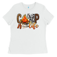 White Camp Life Ladies Tee - BundleAndBundleShop
