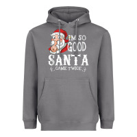 Storm i'm so good santa came twice christmas pajama funn Heavyweight Hoodie - tuanDangUi