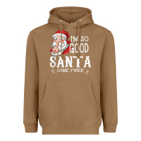 Toasted Coconut i'm so good santa came twice christmas pajama funn Heavyweight Hoodie - tuanDangUi
