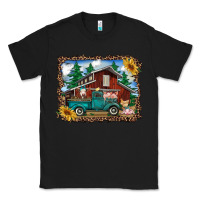 Black western barn with farm animals Classic Tee - RanaPortraitStore