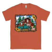 Copper western barn with farm animals Classic Tee - RanaPortraitStore