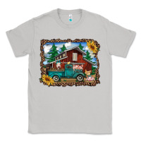 Moon Dust western barn with farm animals Classic Tee - RanaPortraitStore