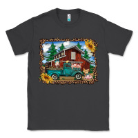 Smoke western barn with farm animals Classic Tee - RanaPortraitStore