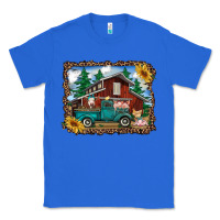 True Royal western barn with farm animals Classic Tee - RanaPortraitStore