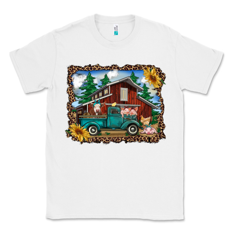 Western Barn With Farm Animals Classic Tee by RanaPortraitStore | Teevron