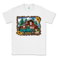 White western barn with farm animals Classic Tee - RanaPortraitStore