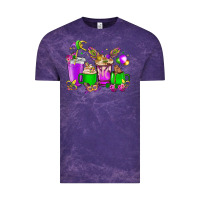 Cloud Purple Mardi Gras coffee cups Vintage Tee - NancyCooperArtShop