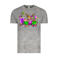 Cloud Rock Mardi Gras coffee cups Vintage Tee - NancyCooperArtShop