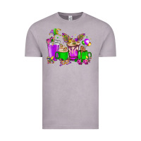 Mardi Gras Coffee Cups Vintage Tee | Teevron