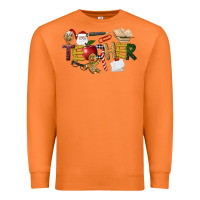 Carrot christmas teacher Premium Sweatshirt - LillyAllenDesigns