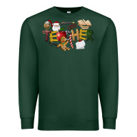Sports Green christmas teacher Premium Sweatshirt - LillyAllenDesigns