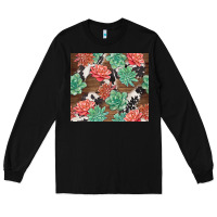 Black succulents and cowhide Long Sleeve Tee - TumblerDesignByShophia