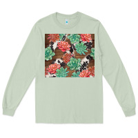 Matcha succulents and cowhide Long Sleeve Tee - TumblerDesignByShophia