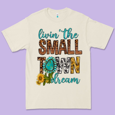 Living The Small Town Dream Premium Tee Designed By Bundleandbundleshop