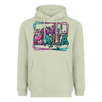 Matcha leopard camo girl mama Mother's Day Heavyweight Hoodie - LillyAllenDesigns