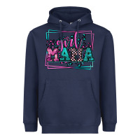 Navy leopard camo girl mama Mother's Day Heavyweight Hoodie - LillyAllenDesigns