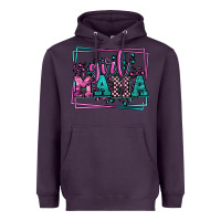 Plum leopard camo girl mama Mother's Day Heavyweight Hoodie - LillyAllenDesigns