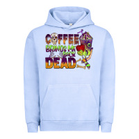Pigment Grape Ice coffee brings me back dead Urban Hoodie - BarkalooDesign