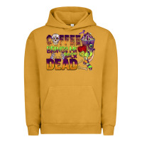 Pigment Peanut Butter coffee brings me back dead Urban Hoodie - BarkalooDesign