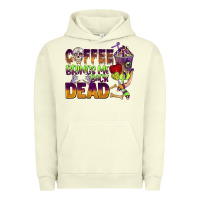 Pigment Pistachio coffee brings me back dead Urban Hoodie - BarkalooDesign