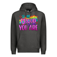 Charcoal Heather Be Proud Of Who You Are Premium Hoodie - BundleAndBundleShop