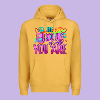 Be Proud Of Who You Are Premium Hoodie Designed By Bundleandbundleshop