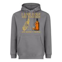 Storm I Like Bourbon and Golf and Maybe 3 People Whiskey Heavyweight Hoodie - tuanDangUi